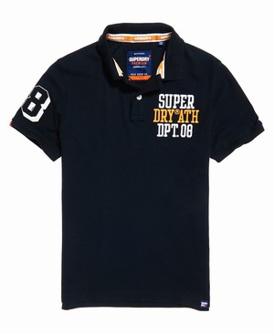 Superdry Superstate Shadow Férfi Póló Fekete | JNDOG9345